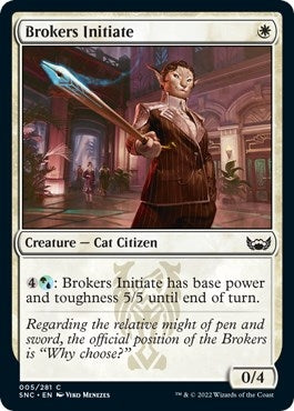 Image for Brokers Initiate (5) [Streets of New Capenna] - Magic: The Gathering