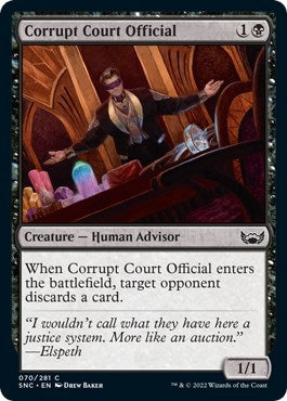Image for Corrupt Court Official (70) [Streets of New Capenna] - Magic: The Gathering