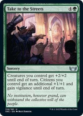 Image for Take to the Streets (158) [Streets of New Capenna] - Magic: The Gathering