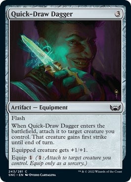 Image for Quick-Draw Dagger (243) [Streets of New Capenna] - Magic: The Gathering