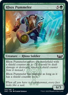 Image for Rhox Pummeler (155) [Streets of New Capenna] - Magic: The Gathering