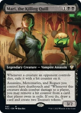 Image for Mari, the Killing Quill (Extended Art) (97) [Streets of New Capenna] - Magic: The Gathering