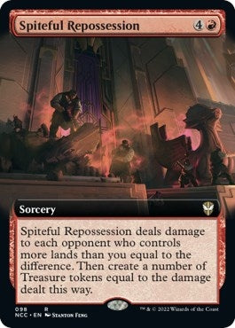 Image for Spiteful Repossession (Extended Art) (98) [Streets of New Capenna] - Magic: The Gathering