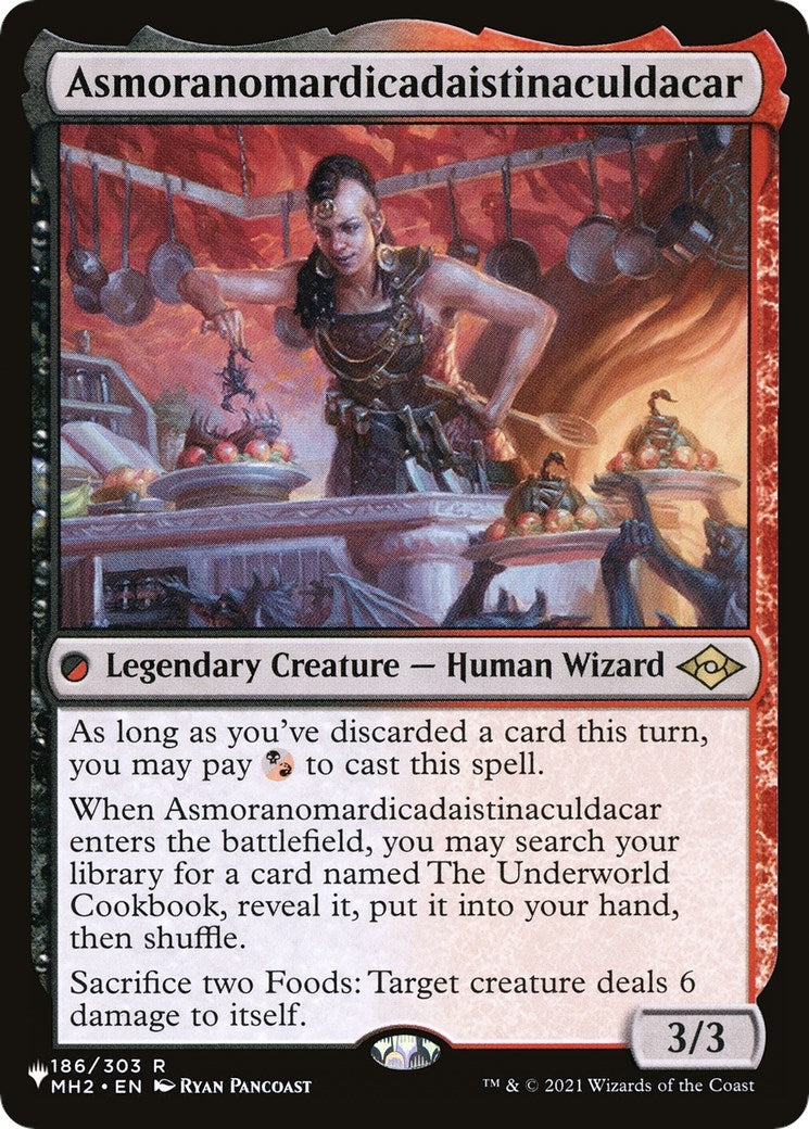 Image for Asmoranomardicadaistinaculdacar (186/303) [The List Reprints] - Magic: The Gathering