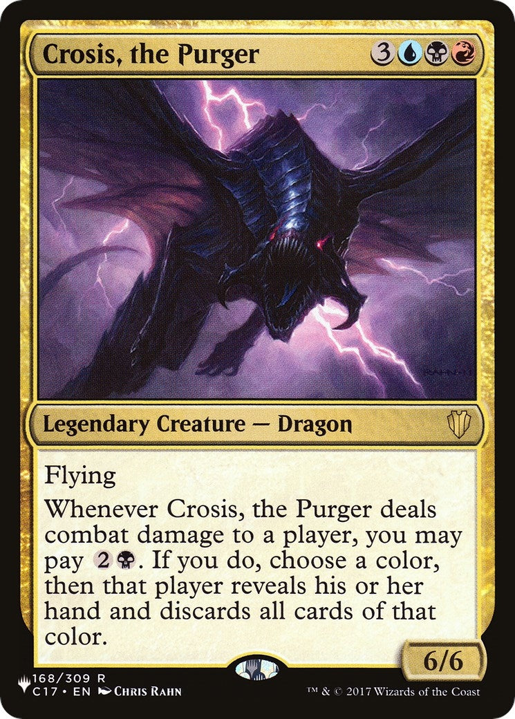 Image for Crosis, the Purger (168/309) [The List Reprints] - Magic: The Gathering