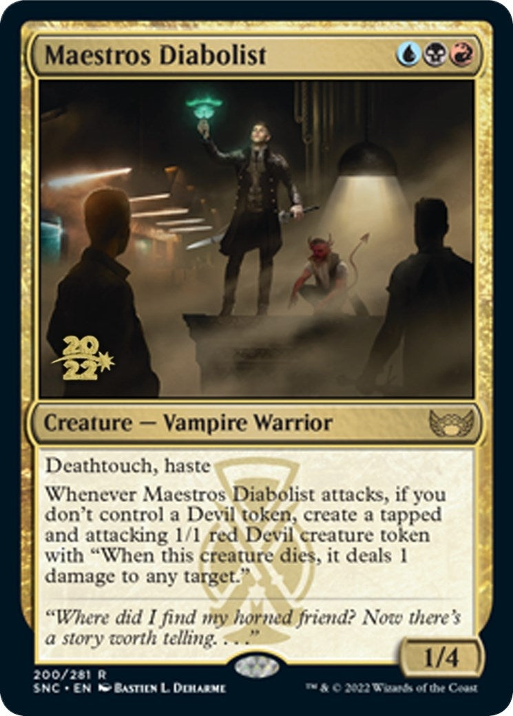 Image for Maestros Diabolist (200) [Prerelease Cards] - Magic: The Gathering