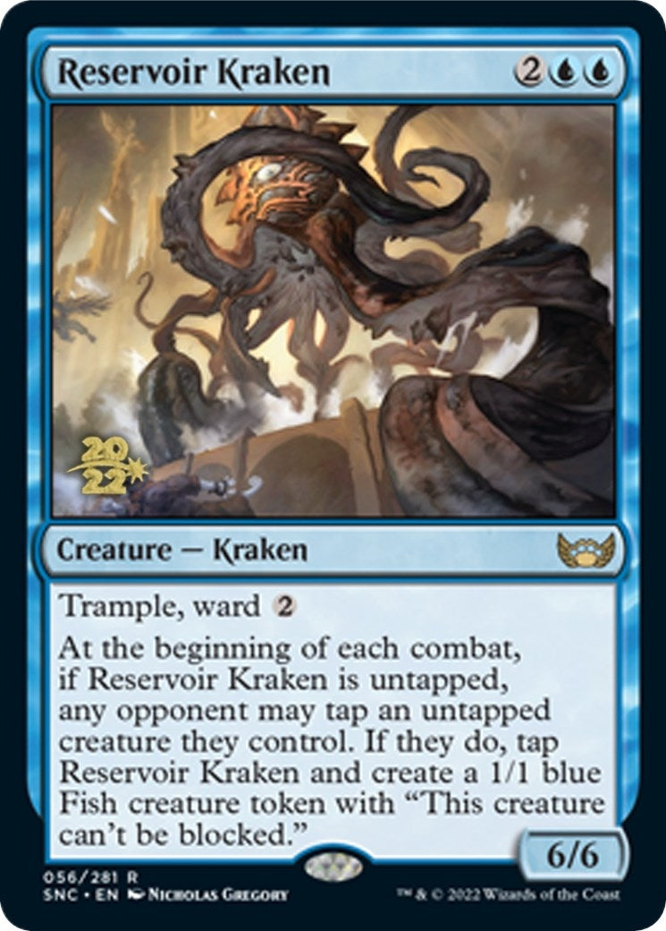 Image for Reservoir Kraken (56) [Prerelease Cards] - Magic: The Gathering
