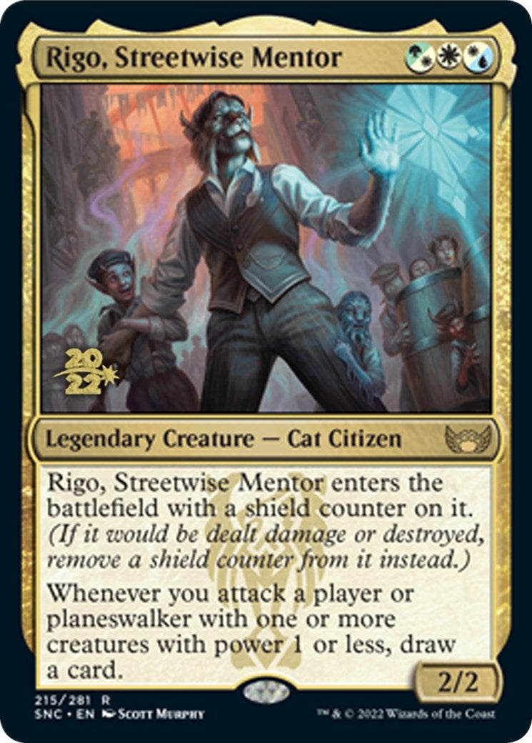 Image for Rigo, Streetwise Mentor (215) [Prerelease Cards] - Magic: The Gathering