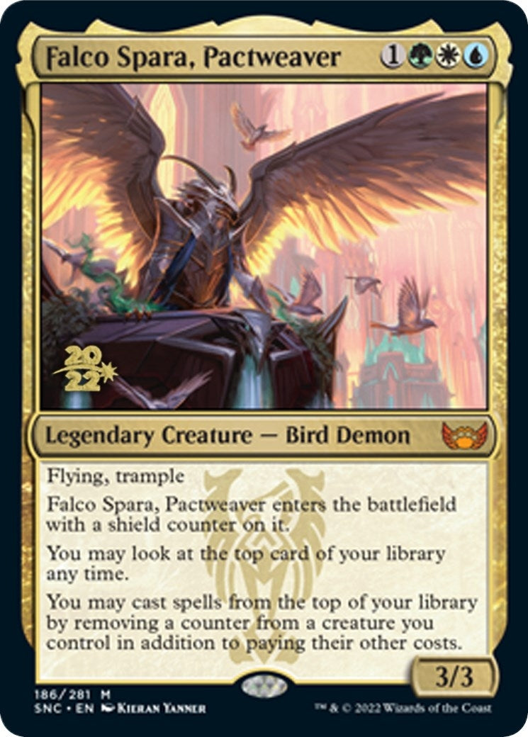 Image for Falco Spara, Pactweaver (186) [Prerelease Cards] - Magic: The Gathering