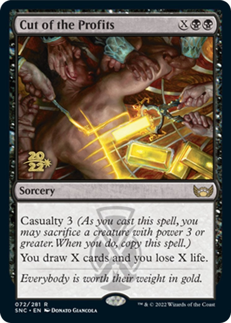 Image for Cut of the Profits (72) [Prerelease Cards] - Magic: The Gathering