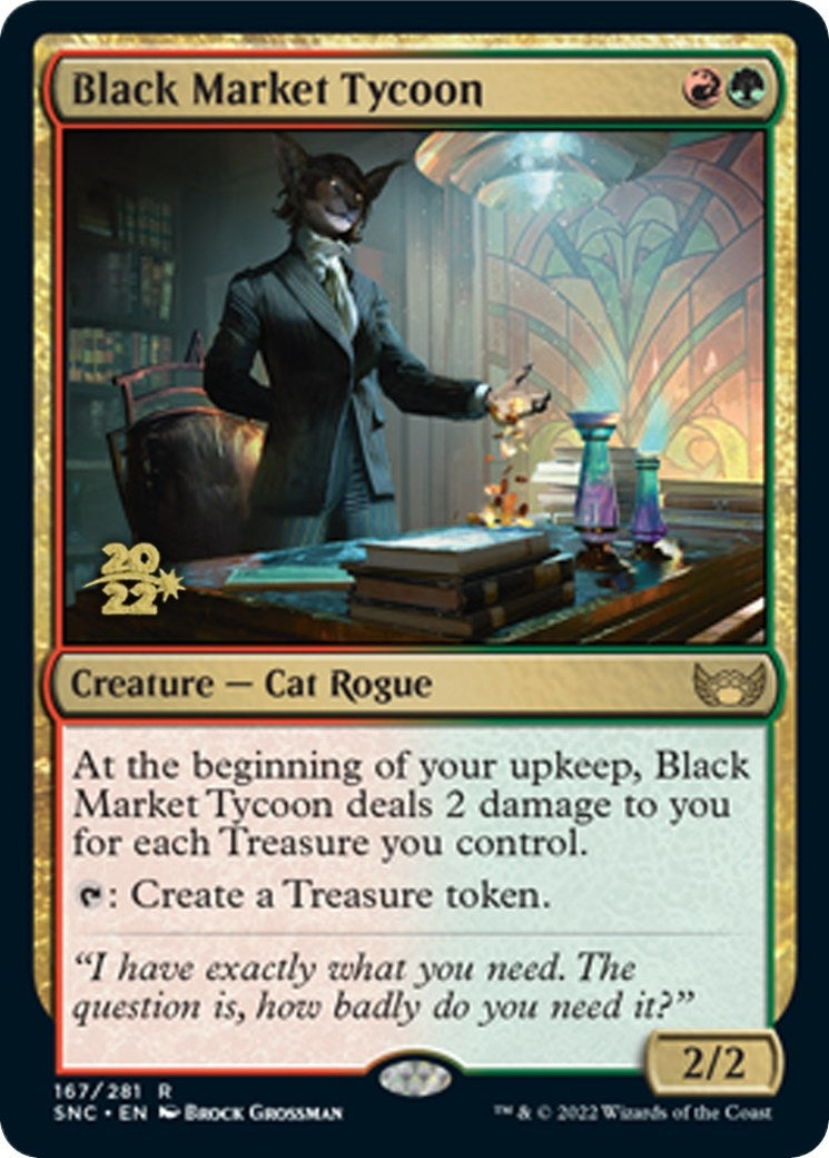 Image for Black Market Tycoon (167) [Prerelease Cards] - Magic: The Gathering
