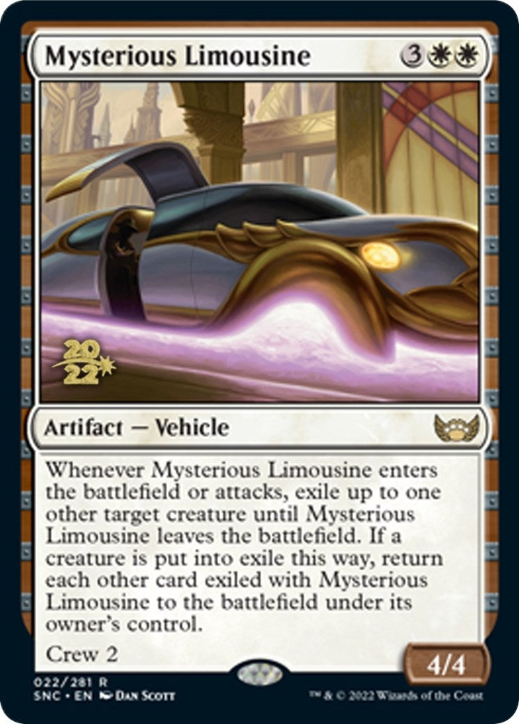 Image for Mysterious Limousine (22) [Prerelease Cards] - Magic: The Gathering