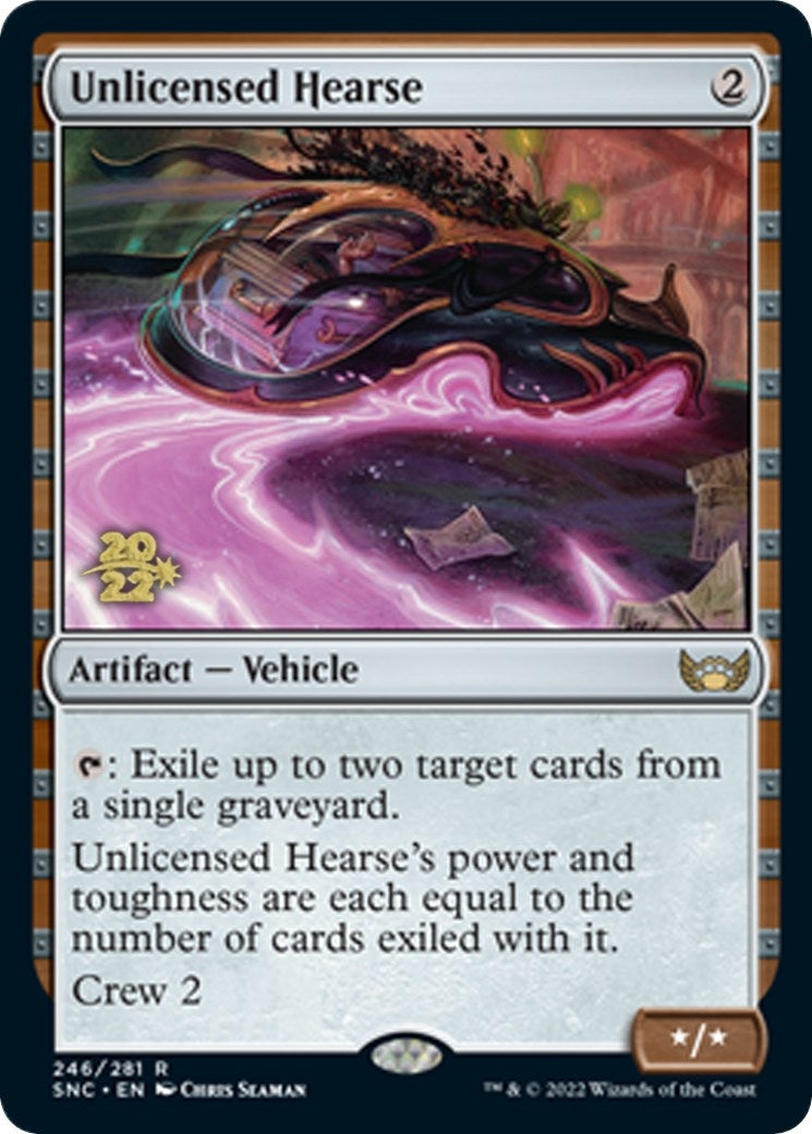 Image for Unlicensed Hearse (246) [Prerelease Cards] - Magic: The Gathering