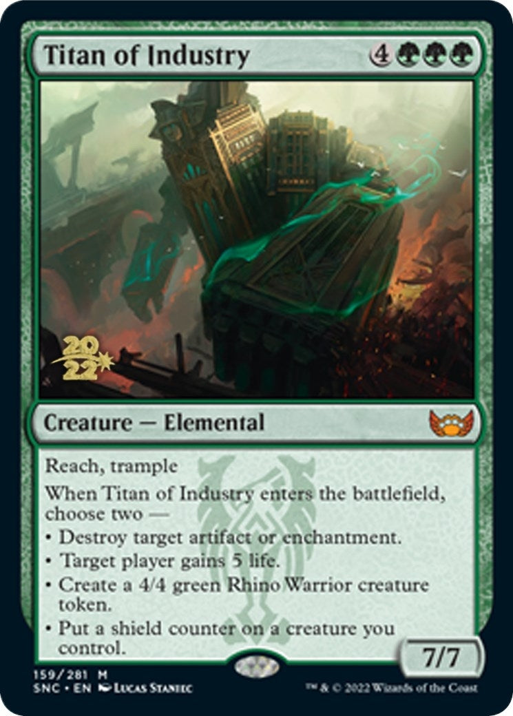 Image for Titan of Industry (159) [Prerelease Cards] - Magic: The Gathering