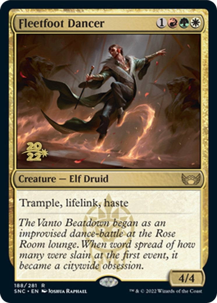 Image for Fleetfoot Dancer (188) [Prerelease Cards] - Magic: The Gathering