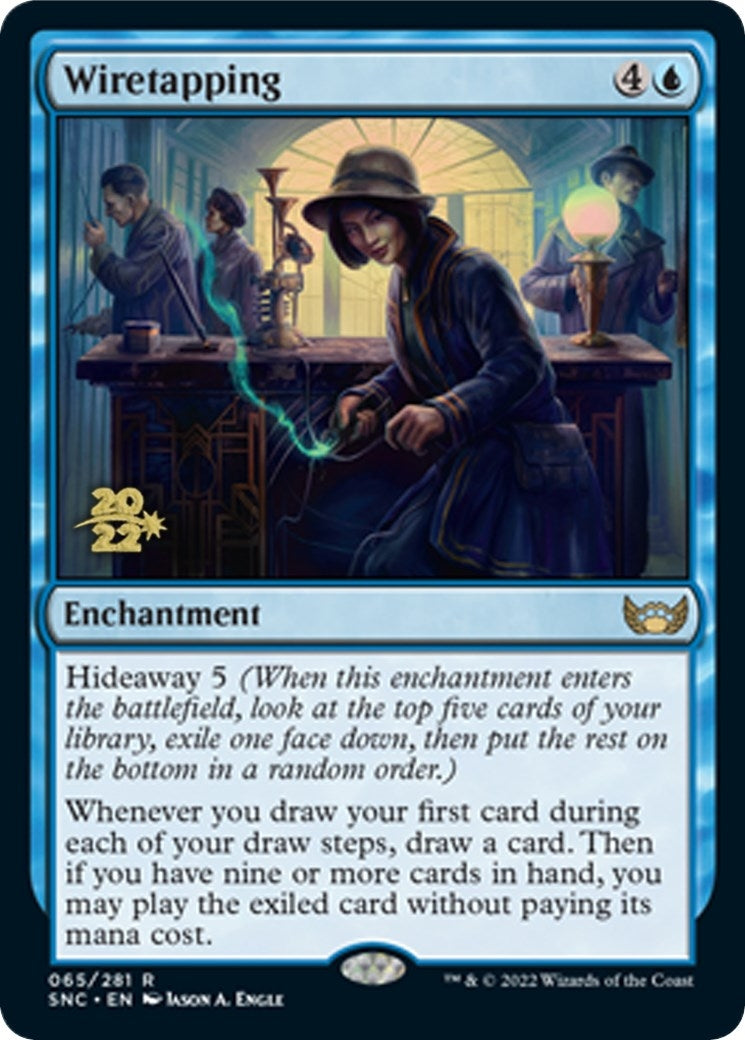 Image for Wiretapping (65) [Prerelease Cards] - Magic: The Gathering