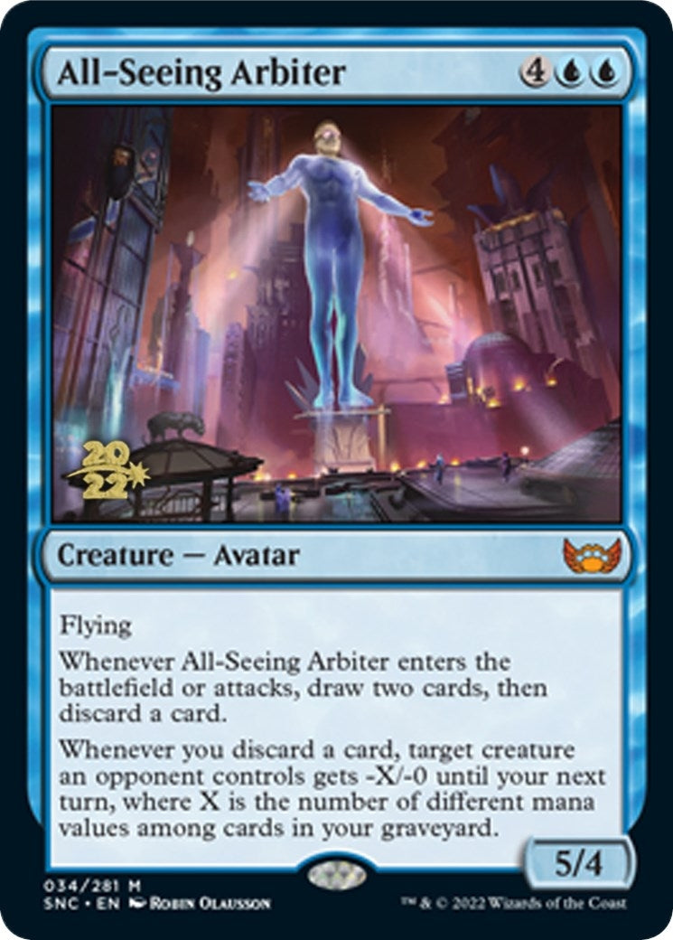 Image for All-Seeing Arbiter (34) [Prerelease Cards] - Magic: The Gathering