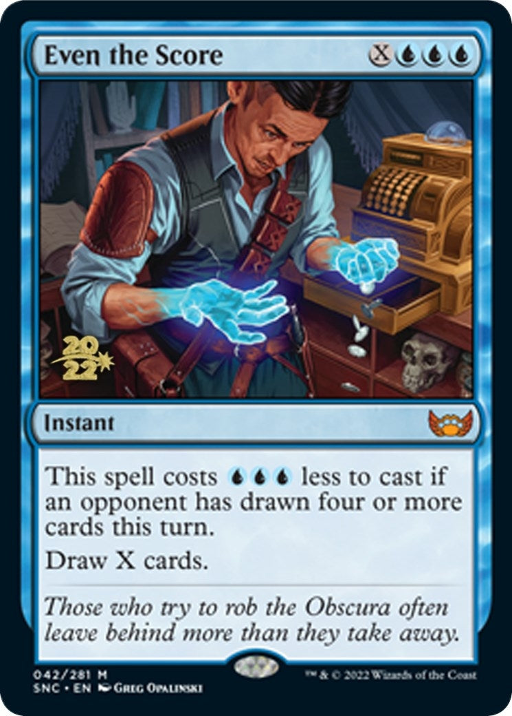 Image for Even the Score (42) [Prerelease Cards] - Magic: The Gathering