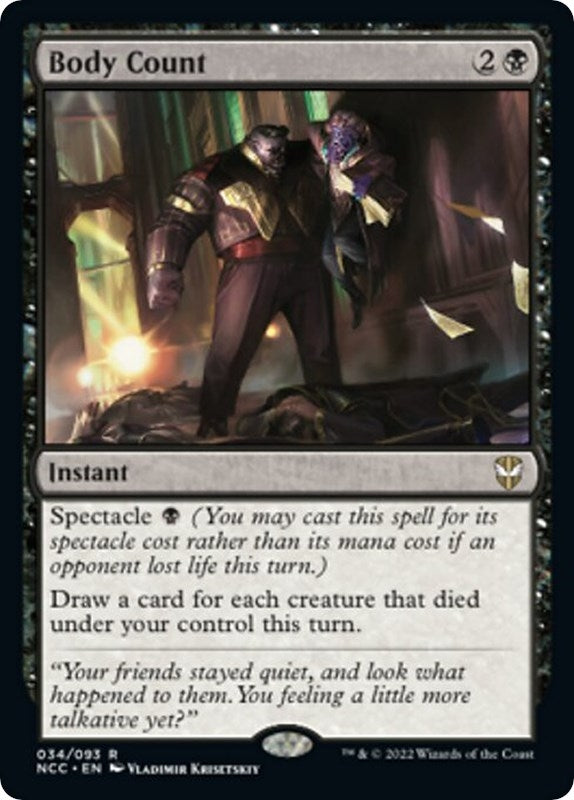 Image for Body Count (34) [Streets of New Capenna] - Magic: The Gathering
