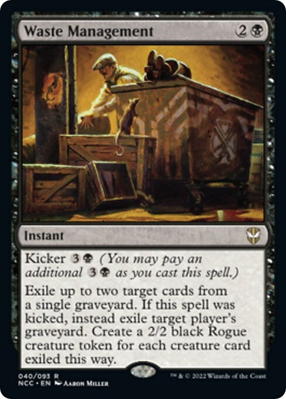 Image for Waste Management (40) [Streets of New Capenna] - Magic: The Gathering
