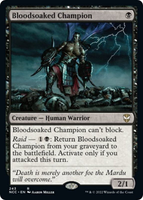 Image for Bloodsoaked Champion (243) [Streets of New Capenna] - Magic: The Gathering