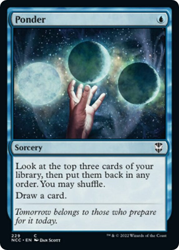 Image for Ponder (229) [Streets of New Capenna] - Magic: The Gathering