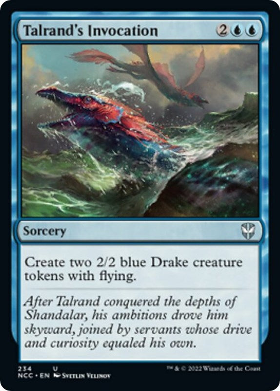 Image for Talrand's Invocation (234) [Streets of New Capenna] - Magic: The Gathering