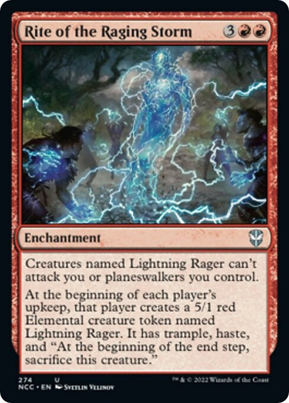 Image for Rite of the Raging Storm (274) [Streets of New Capenna] - Magic: The Gathering
