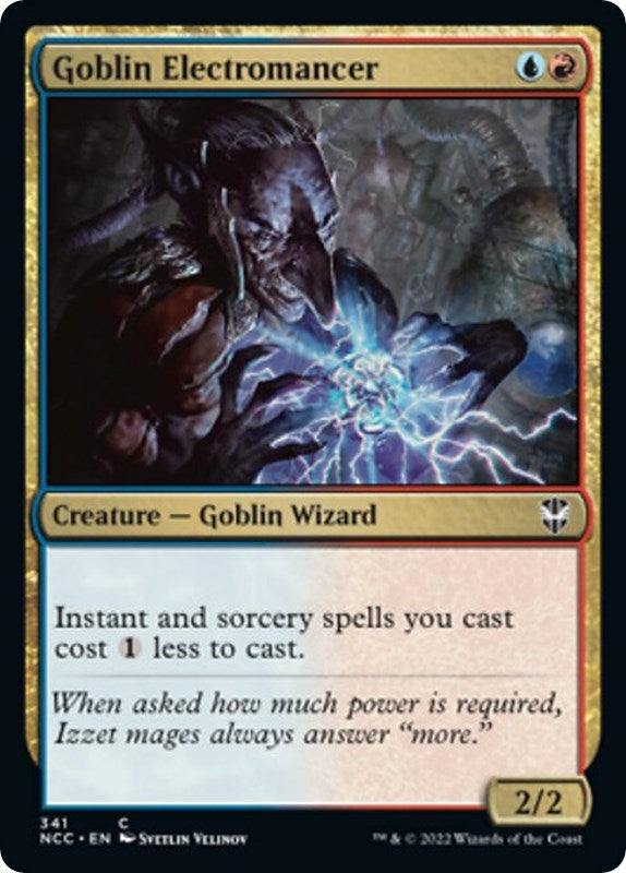 Image for Goblin Electromancer (341) [Streets of New Capenna] - Magic: The Gathering