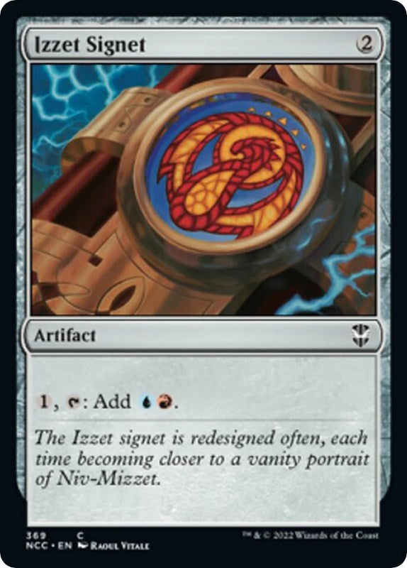 Image for Izzet Signet (369) [Streets of New Capenna] - Magic: The Gathering