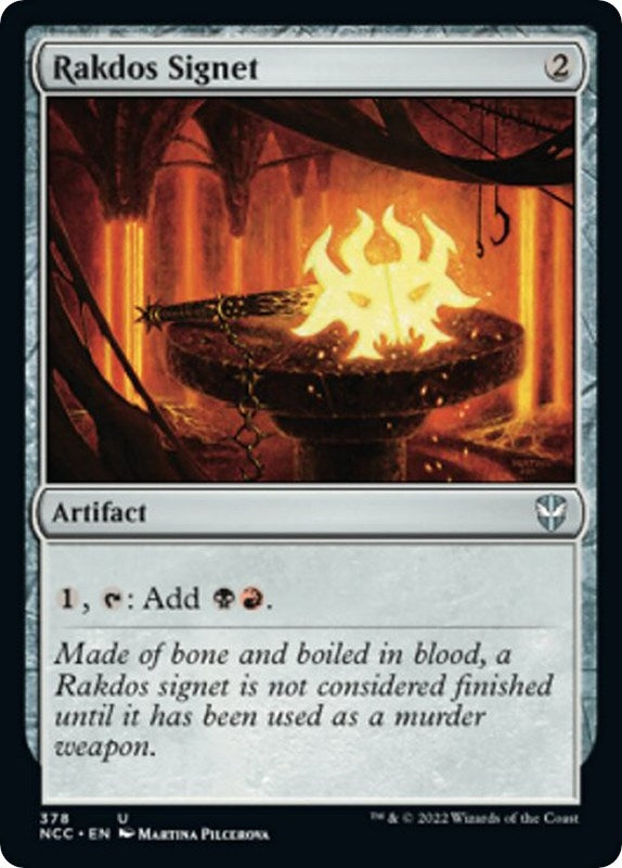 Rakdos Signet (378) [Commander: Streets of New Capenna]