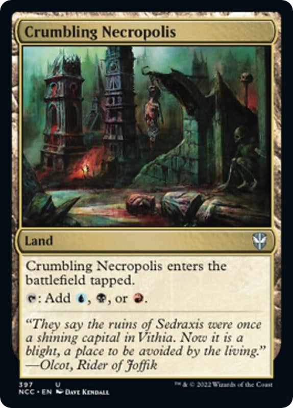 Image for Crumbling Necropolis (397) [Streets of New Capenna] - Magic: The Gathering