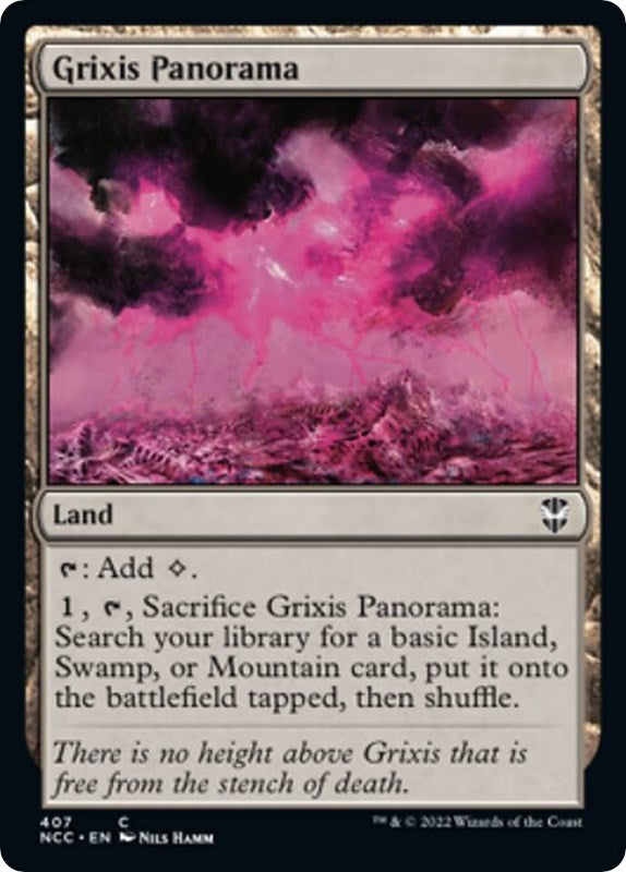 Image for Grixis Panorama (407) [Streets of New Capenna] - Magic: The Gathering