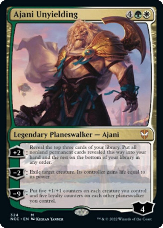 Image for Ajani Unyielding (324) [Streets of New Capenna] - Magic: The Gathering