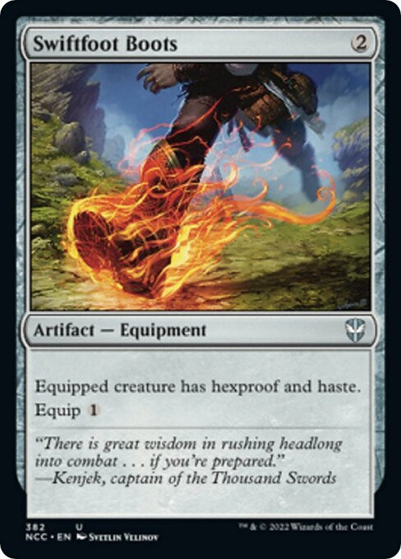 Image for Swiftfoot Boots (382) [Streets of New Capenna] - Magic: The Gathering