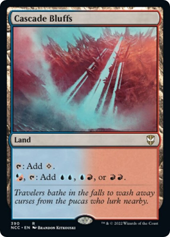 Image for Cascade Bluffs (390) [Streets of New Capenna] - Magic: The Gathering