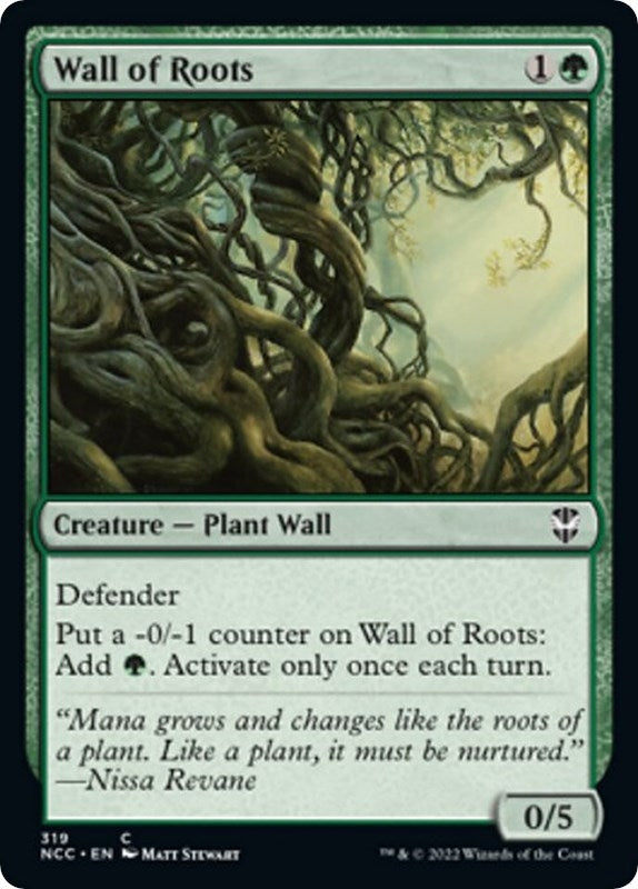 Image for Wall of Roots (319) [Streets of New Capenna] - Magic: The Gathering