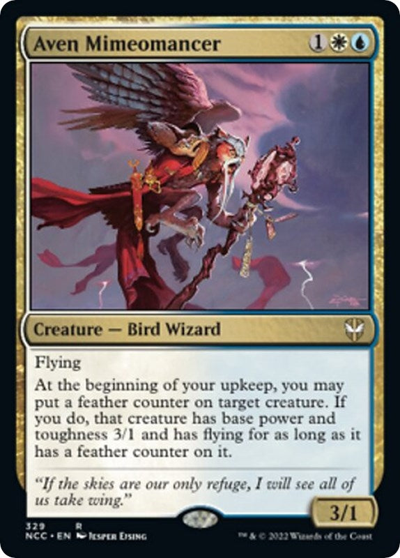 Image for Aven Mimeomancer (329) [Streets of New Capenna] - Magic: The Gathering