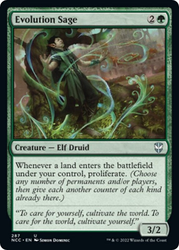 Image for Evolution Sage (287) [Streets of New Capenna] - Magic: The Gathering
