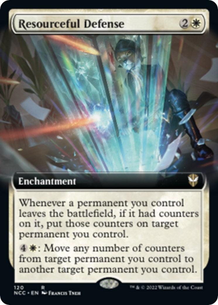 Image for Resourceful Defense (Extended Art) (120) [Streets of New Capenna] - Magic: The Gathering
