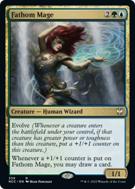 Image for Fathom Mage (339) [Streets of New Capenna] - Magic: The Gathering