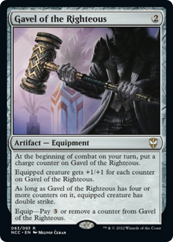 Image for Gavel of the Righteous (83) [Streets of New Capenna] - Magic: The Gathering