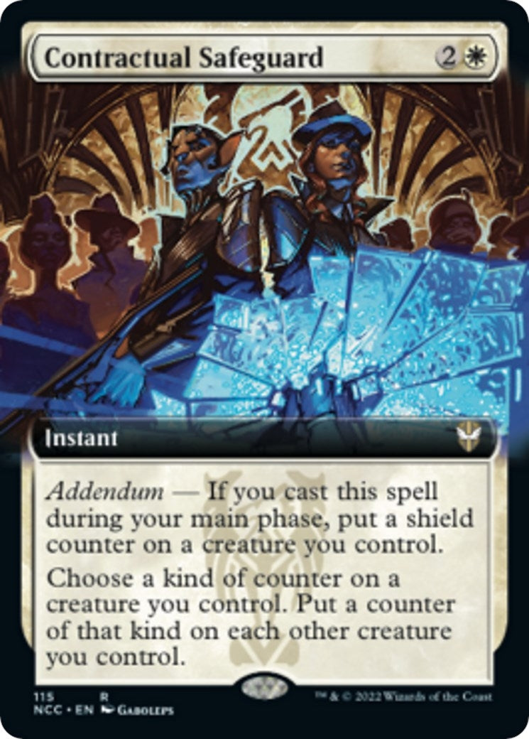 Image for Contractual Safeguard (Extended Art) (115) [Streets of New Capenna] - Magic: The Gathering