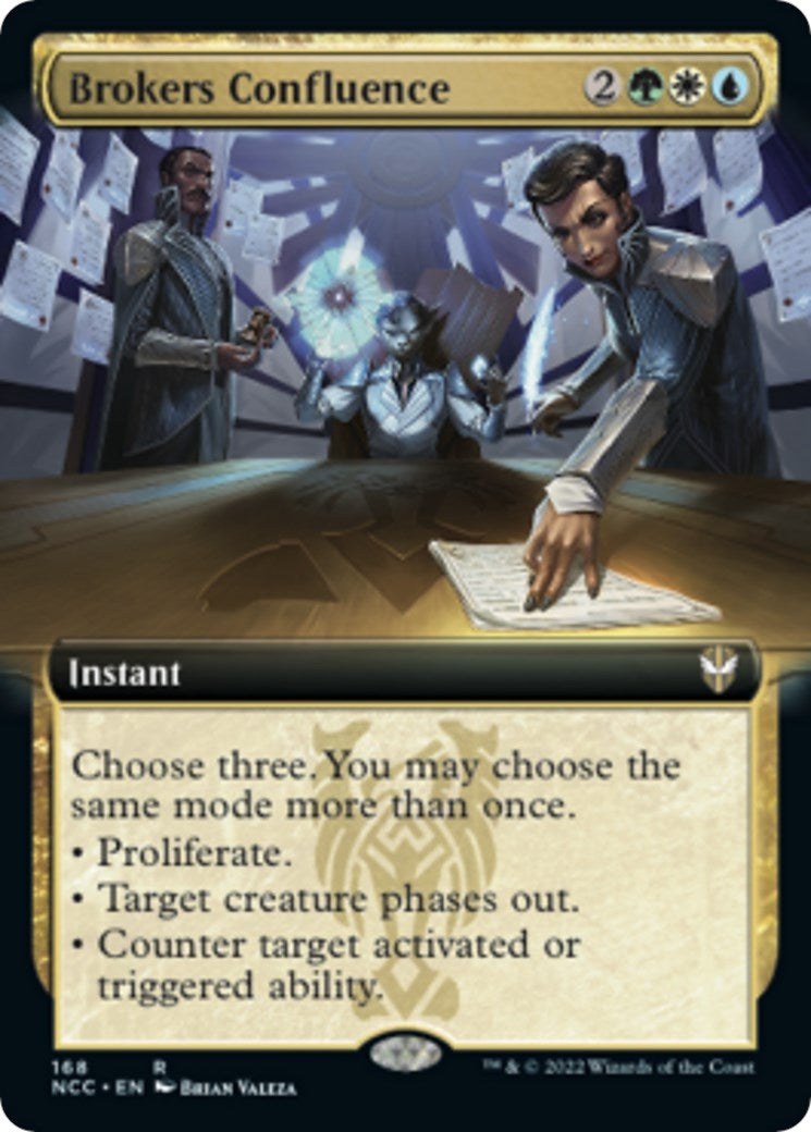 Image for Brokers Confluence (Extended Art) (168) [Streets of New Capenna] - Magic: The Gathering