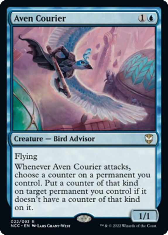 Image for Aven Courier (22) [Streets of New Capenna] - Magic: The Gathering