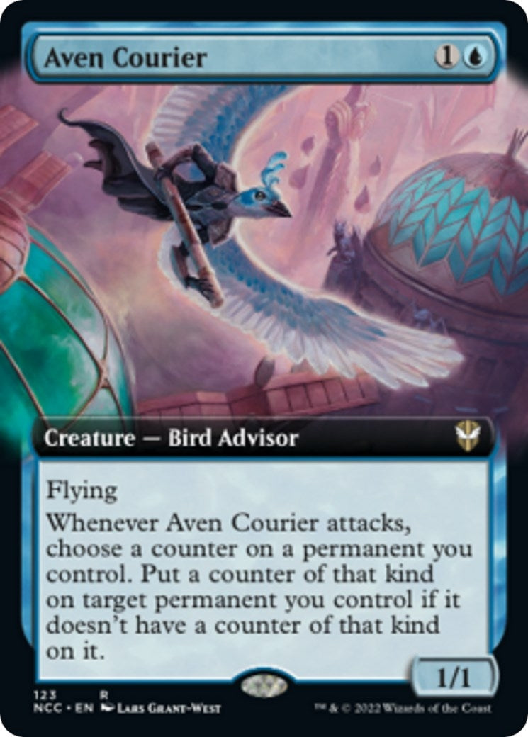 Image for Aven Courier (Extended Art) (123) [Streets of New Capenna] - Magic: The Gathering