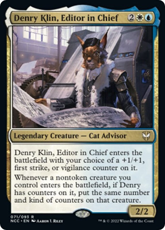 Image for Denry Klin, Editor in Chief (71) [Streets of New Capenna] - Magic: The Gathering