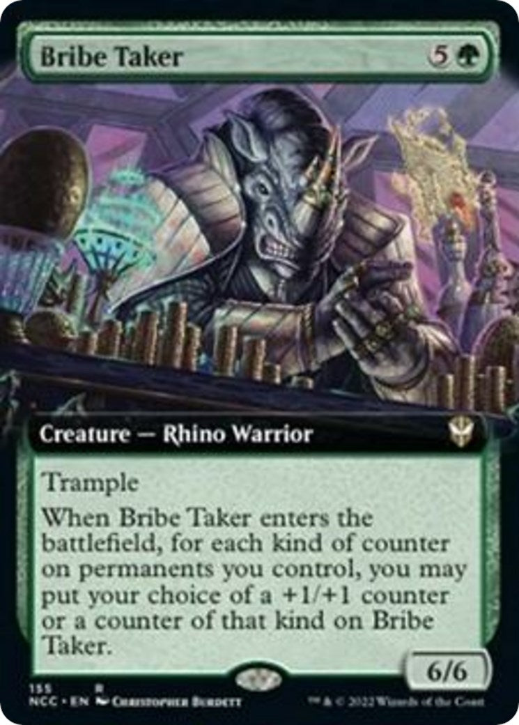 Image for Bribe Taker (Extended Art) (155) [Streets of New Capenna] - Magic: The Gathering