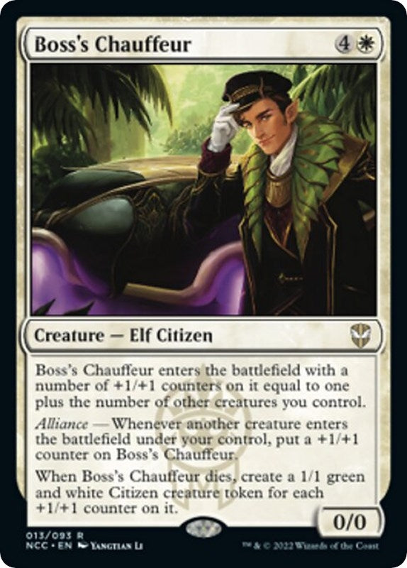 Image for Boss's Chauffeur (13) [Streets of New Capenna] - Magic: The Gathering