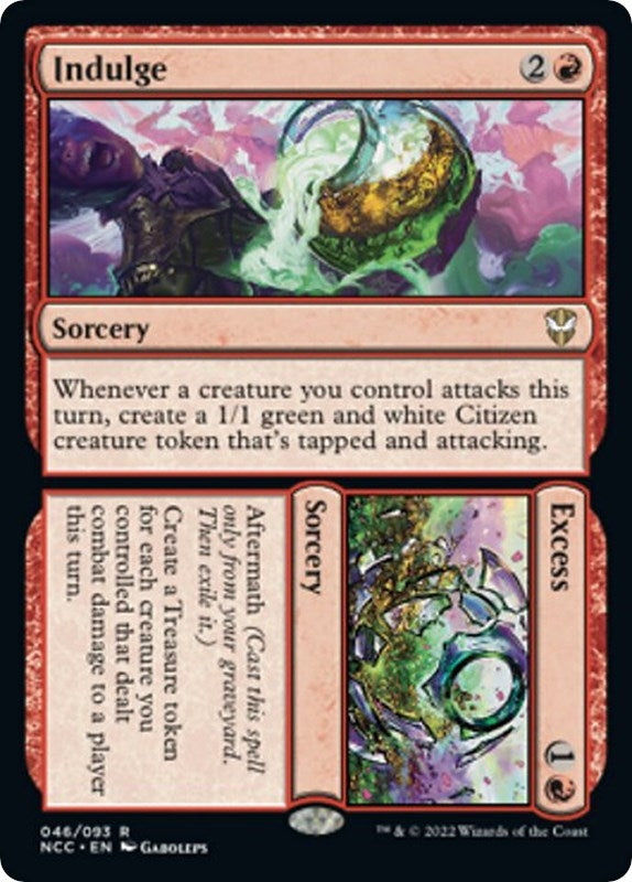 Image for Indulge // Excess (46) [Streets of New Capenna] - Magic: The Gathering